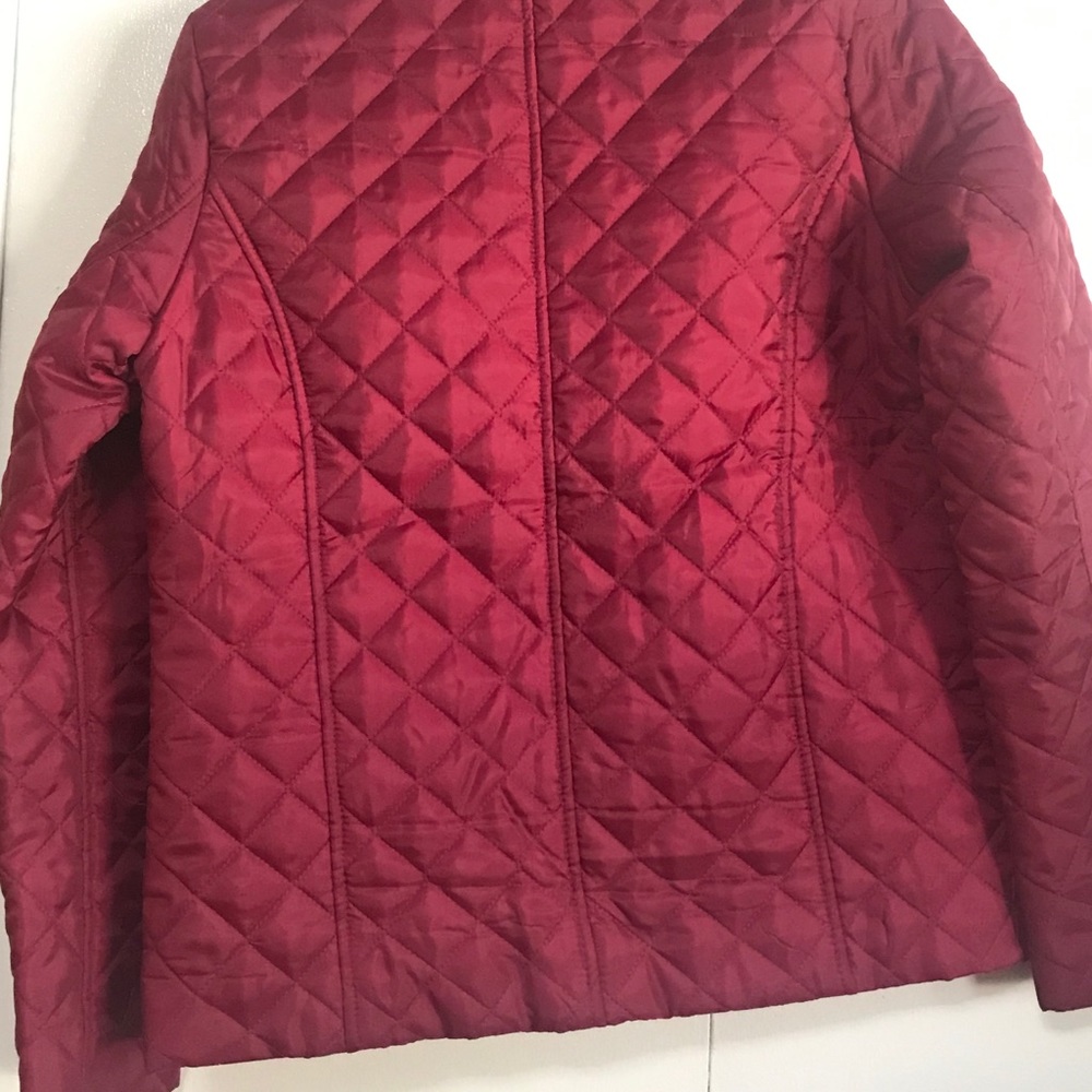 Red puffer jacket - Picture 4 of 5